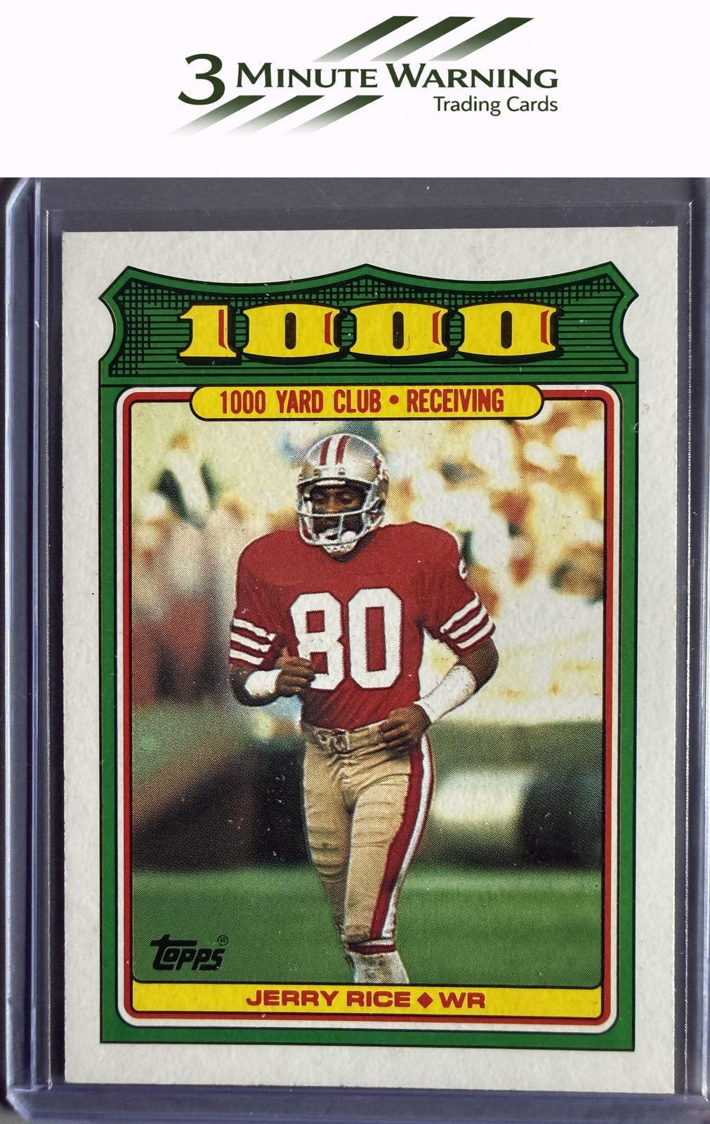 1988 Topps #4 Jerry Rice 1000 Yard Club