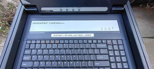 ATEN Master View Max Slideaway Rackmount LCD KVM Switch Console, Black