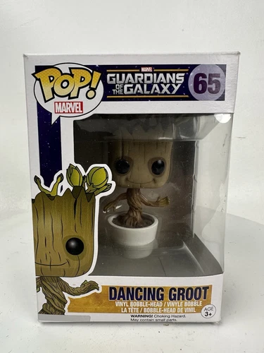 Funko Pop! Marvel #65 Guardians Of The Galaxy Dancing Groot Entertainment Earth