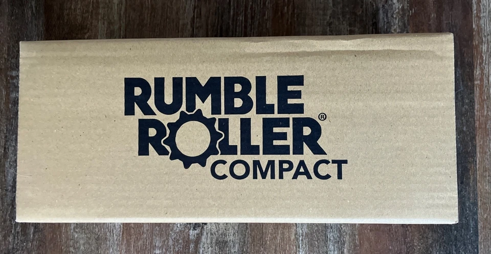 Rodillo de espuma texturizado extra firme compacto RumbleRoller 12" negro Foto 3 de 3