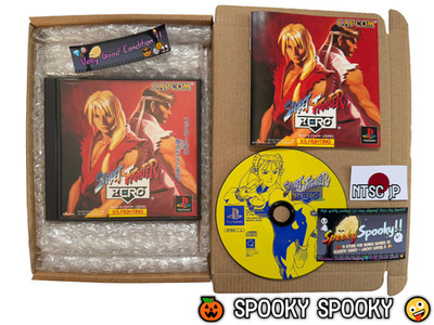 Street Fighter Zero PS1 - NTSC-J Japan sehr guter Zustand - hochwertige Verpackung - Tracked