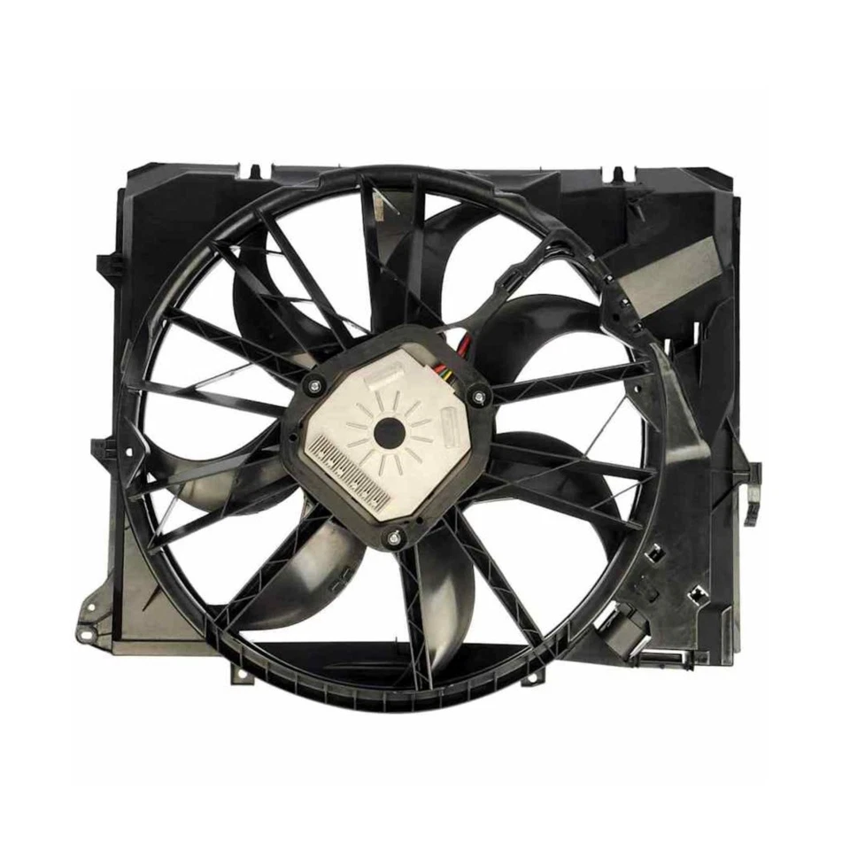 Ventilador de radiador para BMW 125i/128i 2008-2013 | Plástico | Motor cepillado cubierta negra Foto 2 de 4