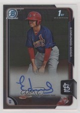 2015 Bowman Chrome Prospects Auto Edmundo Sosa #BCAP-ES Auto 8h7