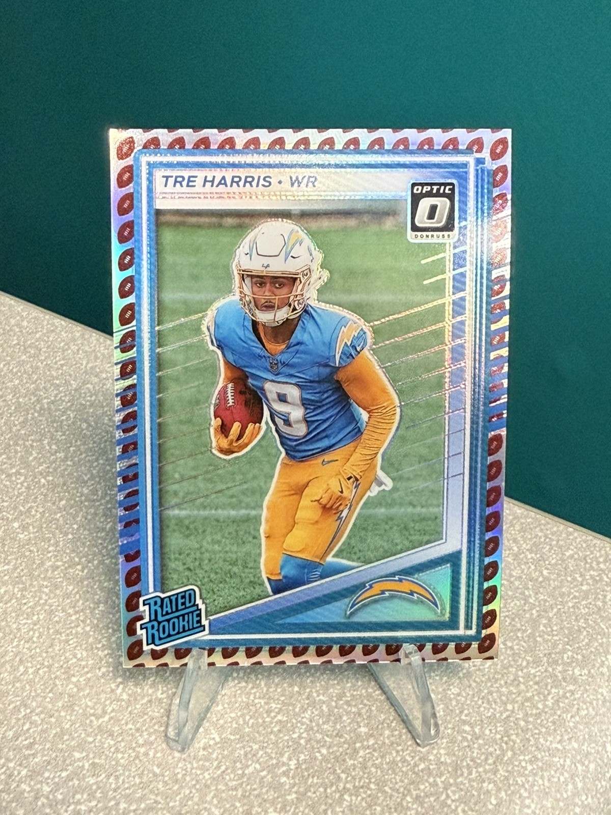 Tre Harris 2025 Donruss Optic Preview Football Emoji SSP Rookie #329