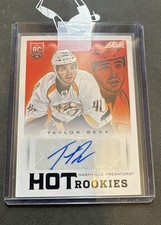 2013-14 Panini Rookie Anthology - Score Taylor Beck #737 Hot Rookies Signatures 