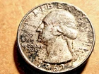 1962 SILVER QUARTER