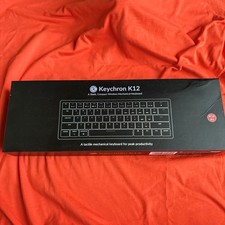 KEYCHRON K12 Keyboard - Brown Switches - Sold Out - May contain great novel 