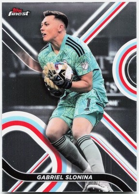 Gabriel Slonina - 2022 Topps Finest Base Chicago Fire MLS