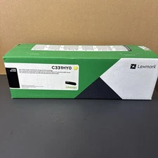 Lexmark C331HYO Yellow High-Yield Return Program Cartridge for Laser Printer