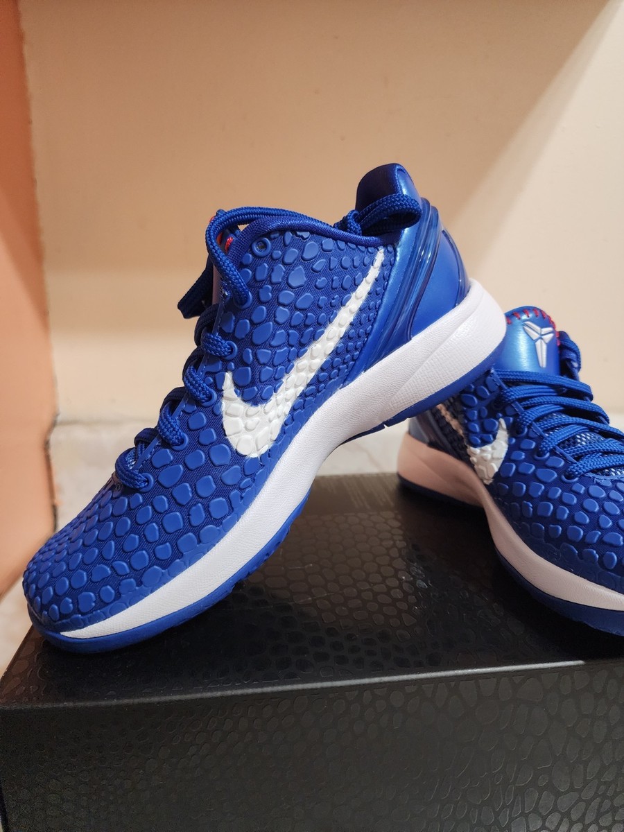 Youth Size 4 Nike Kobe 6 VI (GS) Dodgers Game Royal Blue-White
