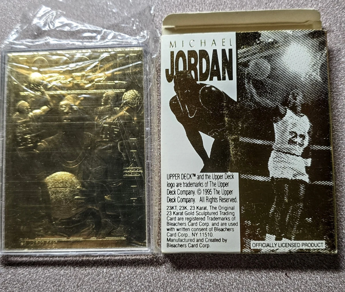 Michael Jordan Karat Gold Card Upper Deck | eBay