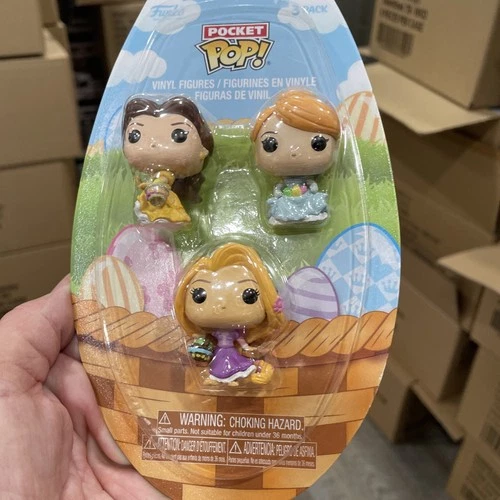 Funko Pocket Pop!: Disney - Belle, Cinderella, Rapunzel 3-Pack