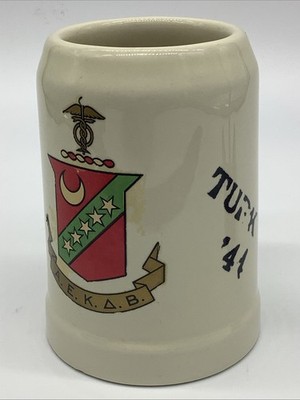 Vtg Kappa Sigma Greek Fraternity Beer Stein Mug 1944