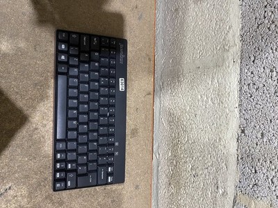 Perixx PERIDUO-712 Wireless 2.4G Tastatur kompakt schwarz rot
