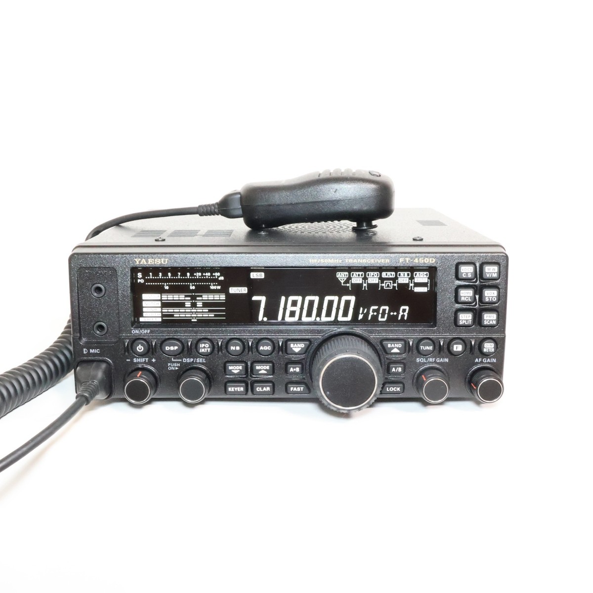 MARS MOD Yaesu FT-450D HF/50MHz 100W Transceiver Amateur Ham Radio