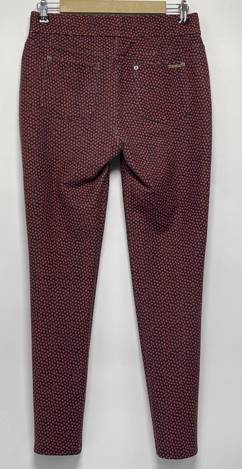 Pantalones de mujer Michael Kors estampados azul/naranja talla mediana leggings Foto 2 de 4