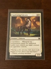 Magic the Gathering Theros Beyond Death Captivating Unicorn