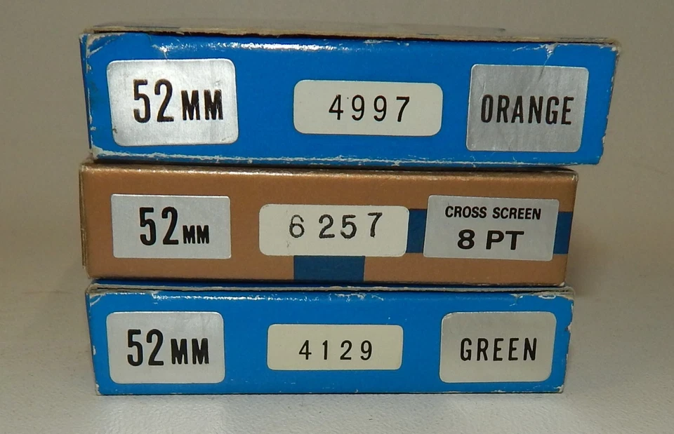 3 Promaster Spectrum 7 Optical Filters - Orange - Green - Cross Screen - Image 2 of 2
