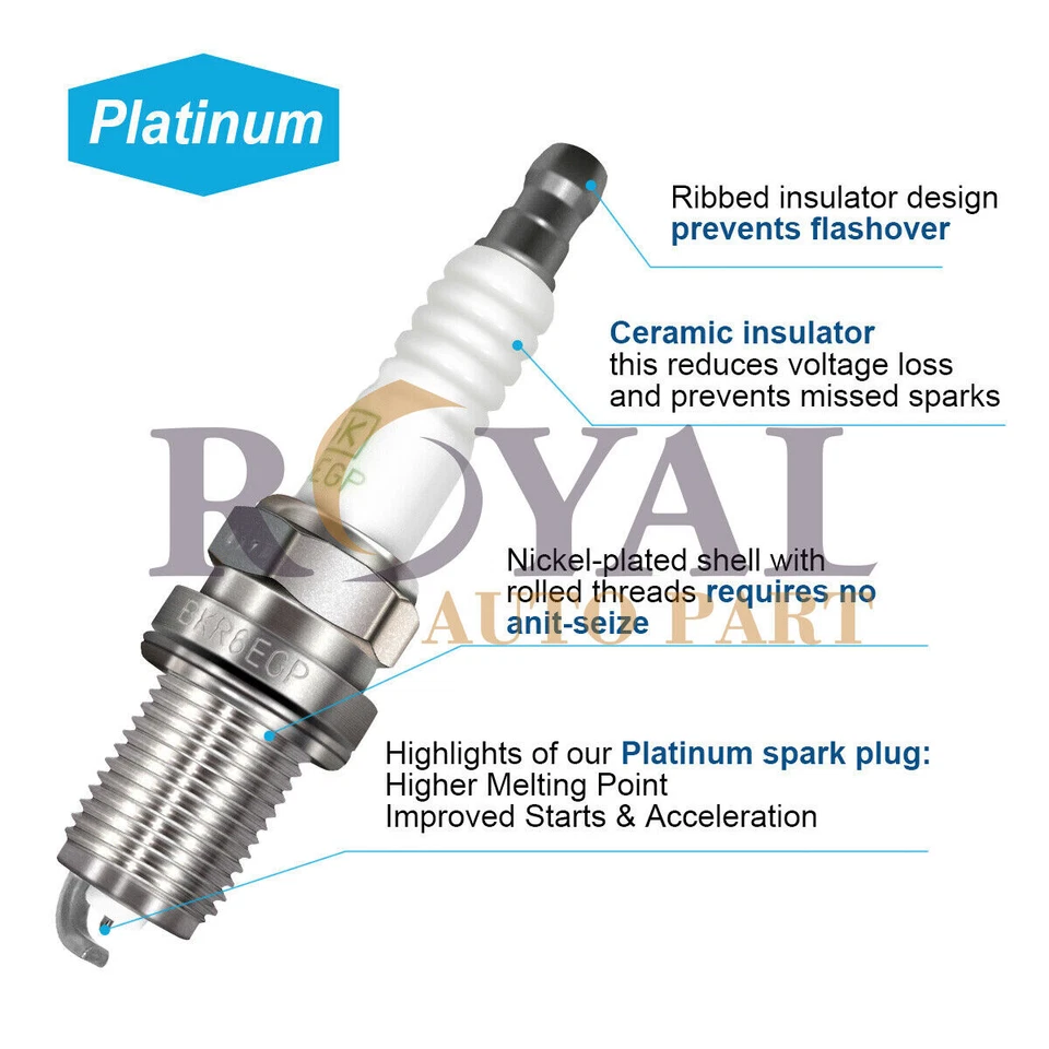 Ignition Coil Pack NGK Platinum Spark Plug For Toyota Camry Corolla Lexus UF333 - Изображение 4 из 4