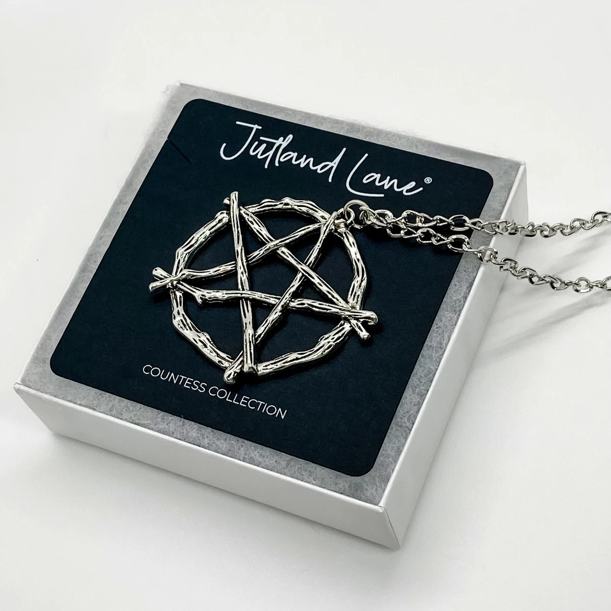 Stainless steel clearance pentagram necklace