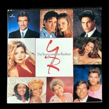 1996 The Young and The Restless Wall Calendar by Hallmark Soap Opera TV Vintage