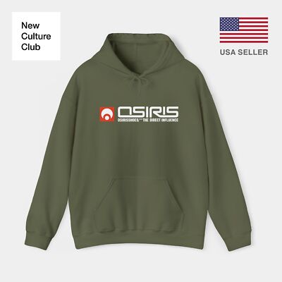 Osiris Shoes D3 Skate 1996 Direct Influence Vintage Classic Hoodie Print