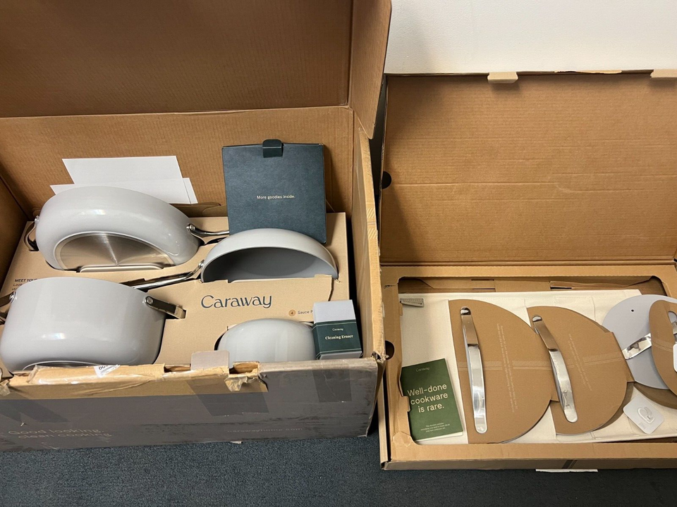 Caraway 7piece Ceramic NonStick Cookware eBay