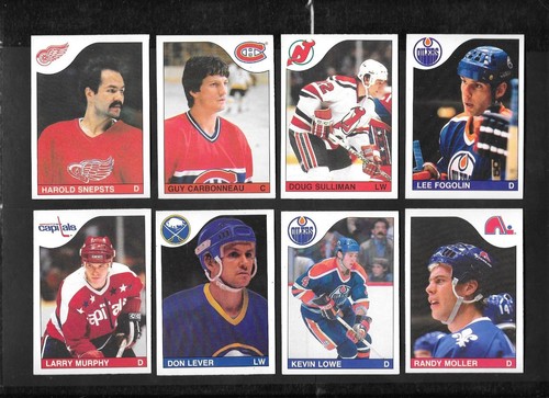 1985-86 OPC O PEE CHEE CARD 133-264 + BOX BOTTOM & TOPPS INSERT STICKER SEE LIST - Picture 206 of 369