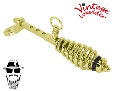 F&R Vintage Lowrider Gold Spring Suspension Fork Slammer BASE Kit With Spring