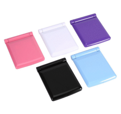 Makeup Compact Mirror Cosmetic Folding Portable Pocket with 8 LED