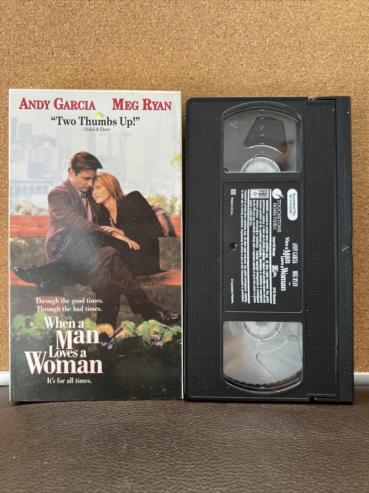 When A Man Loves A Woman Энди Гарсия Мэг Райан видеокассета 1994 - Изображение 4 из 4