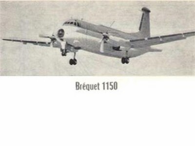 Breguet Atlantic C/L 51'' Wingspan RC Model Airplane Printed Plans Templates