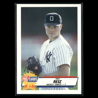 Greg Resz 1993 Oneonta Yankees Team Set Baseball Card MLB NM | eBay