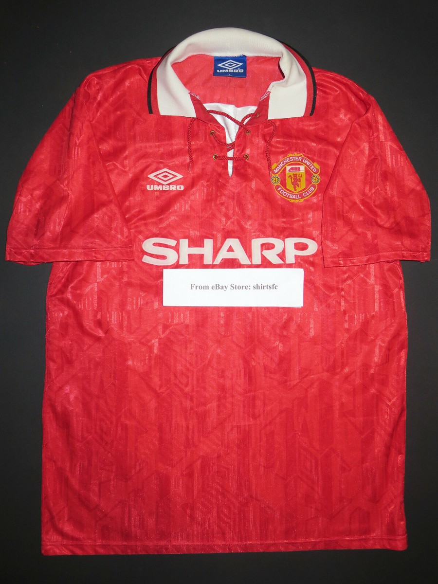 1992-1994 Authentic Umbro Manchester United Eric Cantona Home