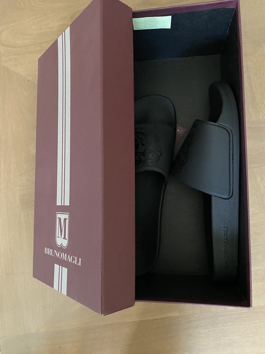 Brunomagli Italian logo men slides NWB Bruno Magli Bologna Slide Sandal (Men) | Nordstrom main image 2