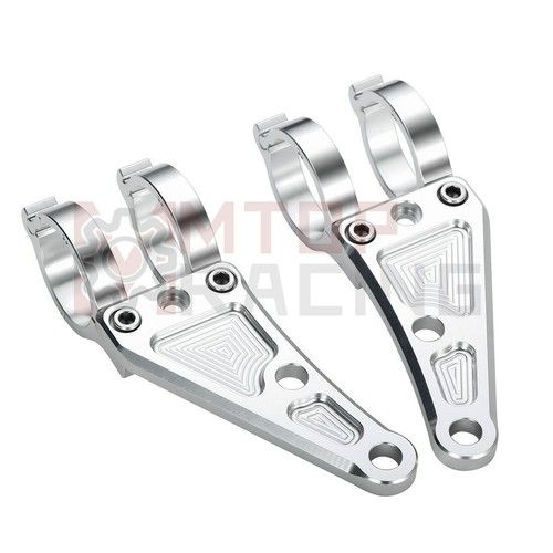 Tubos de horquilla CNC soporte de montaje de faros horquilla soporte para lámpara de oreja 37/38/39/41/43 mm - Imagen 7 de 23