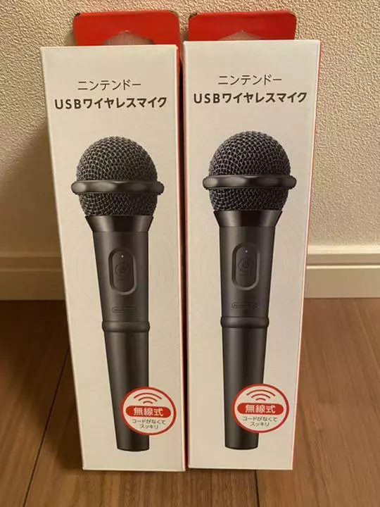 Nintendo Switch Wii U Wireless USB Microphone KARAOKE Set of 2 fedex | eBay