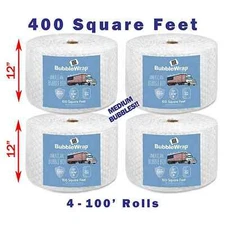 Official Sealed Air Bubble Wrap - American Bubble Boy (400' Medium (5/16")