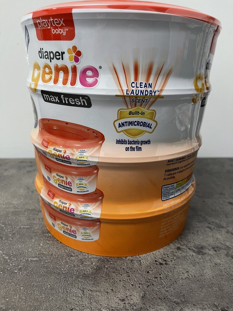 Playtex Baby Diaper Genie Max Fresh Clean Laundry Scent Refill