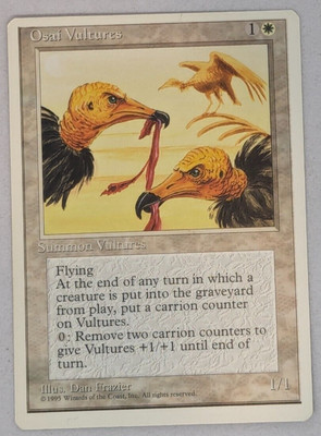 Osai Vultures Magic The Gathering 4th Edition MTG Card Played