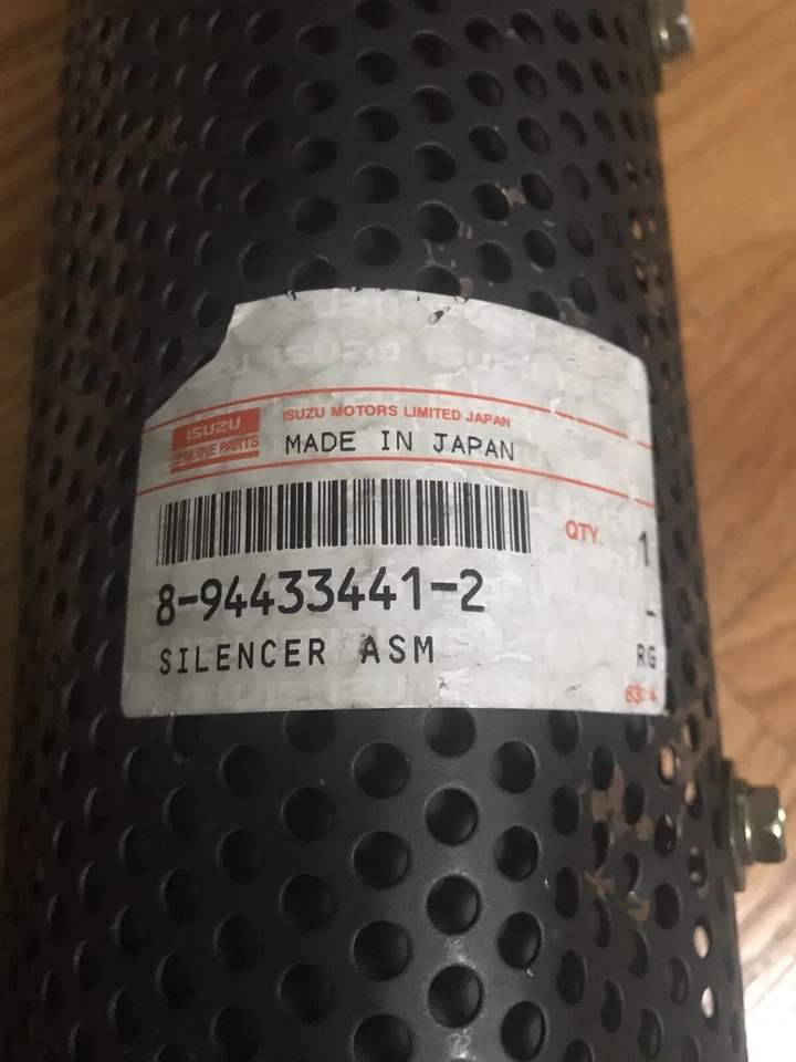 New Genuine Original Isuzu 8-94433441 Muffler Exhaust Pipe Silencer - Image 2 of 4