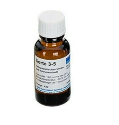 Uhrenöl Etsyntha.Sorte 3-5 Inhalt: 20ml. Uhrenöl für Großuhren-Wecker