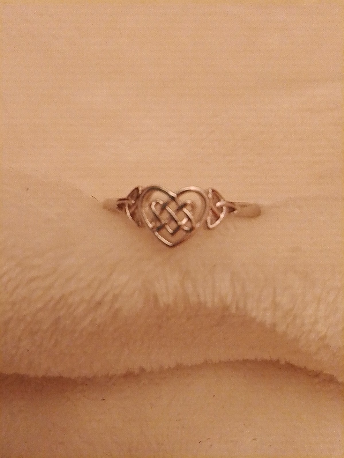 Celtic Knot Silver 925 Engagement Wedding Ring UK UK-image