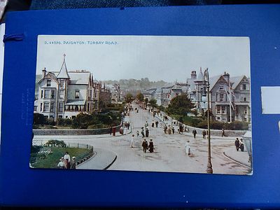 PAIGNTON TORBAY ROAD alte Postkarte authentischer Artikel keine Kopie / Reproduktion 