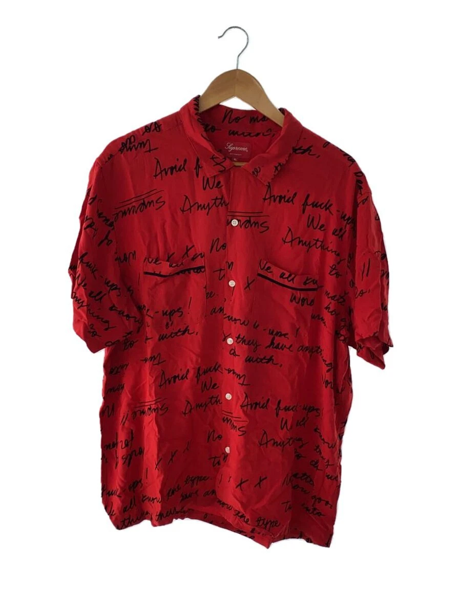 Chemises manches courtes Supreme Burroughs rouge XL occasion