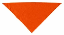 Dog Supplies Plain Bandana Orange Small