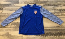 New York Mets Majestic Long Sleeve Blue Therma Base Shirt - MLB Baseball Men  s M
