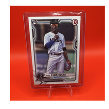 Topps 2021 Bowman Jazz Chisholm Miami Marlins Rookie Base Set #71 Baseball Card