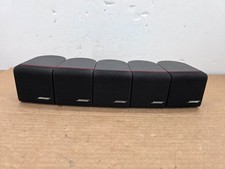 LOT of 5 Bose Acoustimass Redline Black Single Cube Satellite Speakers