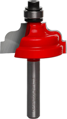 38-452: 1-1/4'' (Dia.) Double Fillet Ogee Bit with 1/4'' Shank, One Size, Perma-Sh